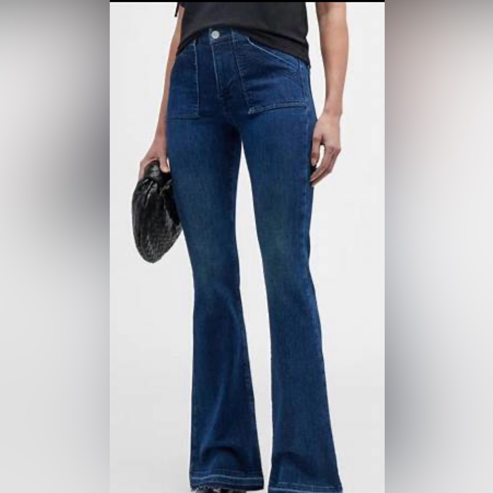 Frame Denim Dark Blue Flare Jeans NWOT